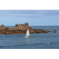 Picture France Perros Guirec Cote de granite rose 2007-08 62 - Waterfall Cote de granite rose