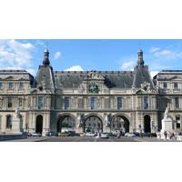 Picture France Paris Louvre Riverside facade of Louvre 2007-07 62 - Walking Street Riverside facade of Louvre