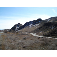 Picture Kazakhstan Almaty to Charyn Canyon road 2007-03 49 - Lake Almaty to Charyn Canyon road