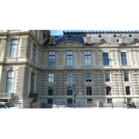 Picture France Paris Louvre Riverside facade of Louvre 2007-07 15 - Street Riverside facade of Louvre