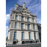 Picture France Paris Louvre Riverside facade of Louvre 2007-07 13 - Hotels Riverside facade of Louvre