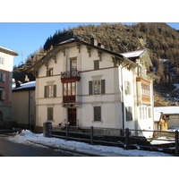 Picture Swiss Chur to St Moritz Road 2007-01 16 - Restaurant Chur to St Moritz Road