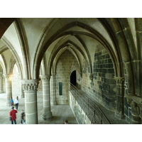 Picture France Mont St Michel Mont St Michel Abbey 2010-04 28 - Street Mont St Michel Abbey