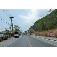 Picture Thailand Ko Chang Island road 2011-02 10 - Night Island road