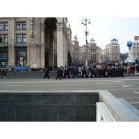 Picture Ukraine Kiev Kreschatyk Street 2007-03 62 - Sunrise Kreschatyk Street