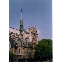 Picture France Paris Notre Dame 1996-05 4 - City View Notre Dame