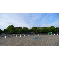 Picture France Paris Etoile and Arc de Triomphe 2007-06 2 - Sunset Etoile and Arc de Triomphe