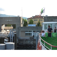 Picture Italy Verbania to Laveno boat trip 2009-06 9 - Sunset Verbania to Laveno boat trip