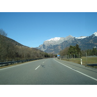 Picture Swiss Chur to Vaduz Road 2007-01 2 - Streets Chur to Vaduz Road