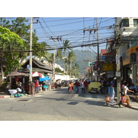 Picture Thailand Phuket Patong Beach Road 2005-12 27 - Rain Season Beach Road