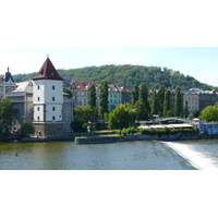 Picture Czech Republic Prague Vltava river 2007-07 52 - Waterfall Vltava river