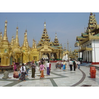 Picture Myanmar Yangon Shwedagon Pagoda 2005-01 45 - City Shwedagon Pagoda