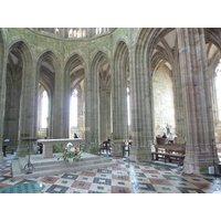 Picture France Mont St Michel Mont St Michel Abbey 2010-04 157 - Winter Mont St Michel Abbey