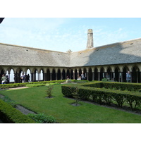 Picture France Mont St Michel Mont St Michel Abbey Cloister 2010-04 59 - Streets Mont St Michel Abbey Cloister