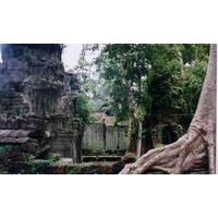 Picture Cambodia Angkor 1996-06 35 - Waterfalls Angkor