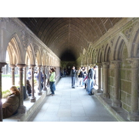 Picture France Mont St Michel Mont St Michel Abbey Cloister 2010-04 81 - Monuments Mont St Michel Abbey Cloister