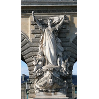 Picture France Paris Louvre Riverside facade of Louvre 2007-07 21 - Summer Riverside facade of Louvre