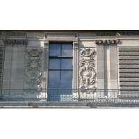 Picture France Paris Louvre Riverside facade of Louvre 2007-07 26 - Summer Riverside facade of Louvre