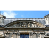 Picture France Paris Louvre Riverside facade of Louvre 2007-07 65 - Sunrise Riverside facade of Louvre