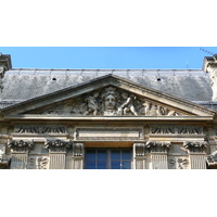 Picture France Paris Louvre Riverside facade of Louvre 2007-07 7 - Summer Riverside facade of Louvre