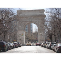 Picture United States New York Washington Square 2006-03 7 - Sunrise Washington Square