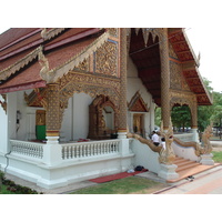 Picture Thailand Chiang Mai Inside Canal Wat Phra Sing temple 2006-04 21 - Street Wat Phra Sing temple