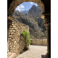 Picture France Abbaye Saint Martin du Canigou 2018-04 66 - Waterfall Abbaye Saint Martin du Canigou