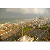 Picture Israel Tel Aviv David Intercontinental Hotel Room view 2007-11 6 - Sunset Room view