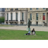 Picture France Paris Louvre Carrousel Garden 2007-05 15 - Waterfall Louvre Carrousel Garden