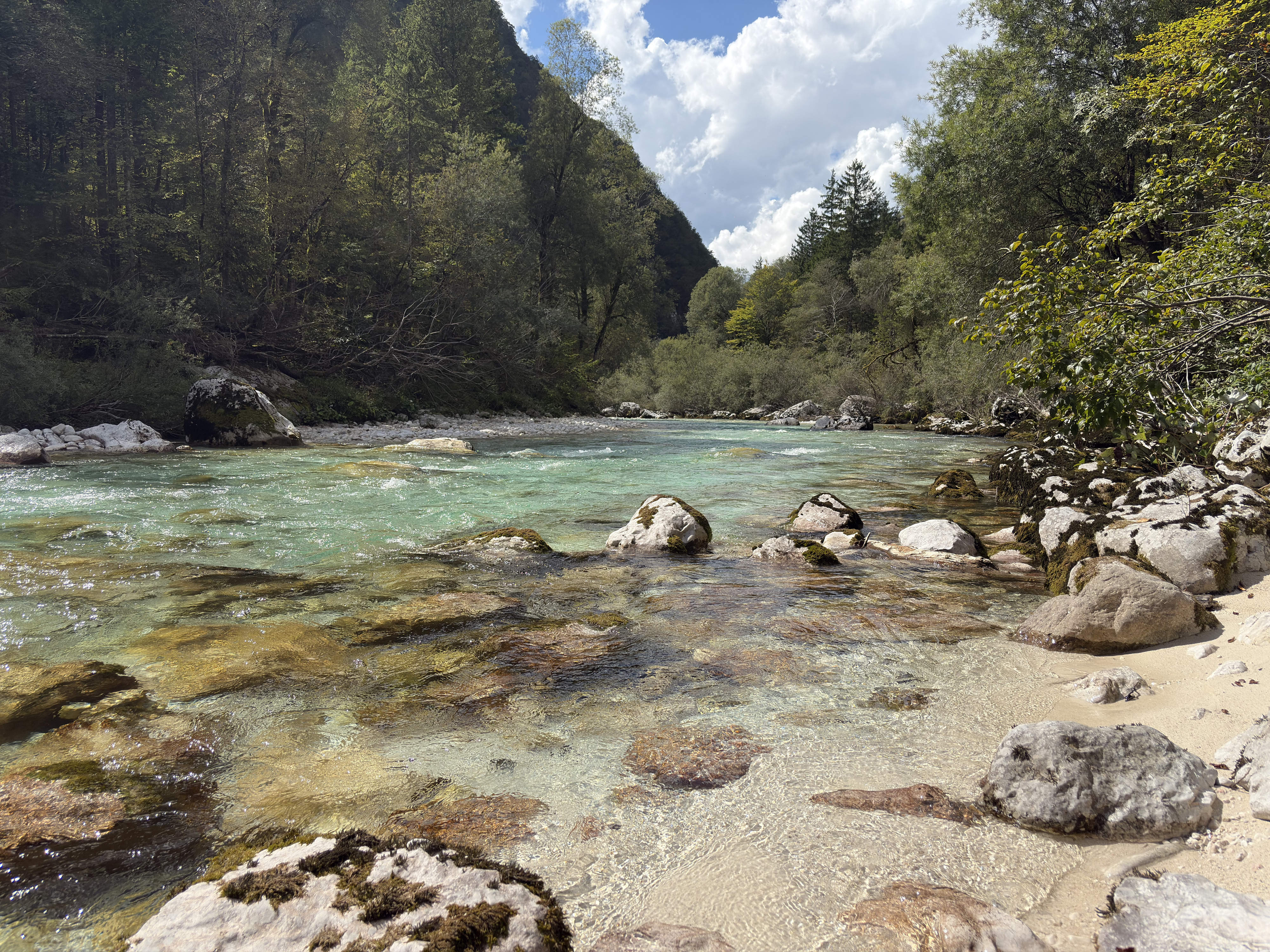 Picture Slovenia Soca River 2025-09 5 - Recreation Soca River