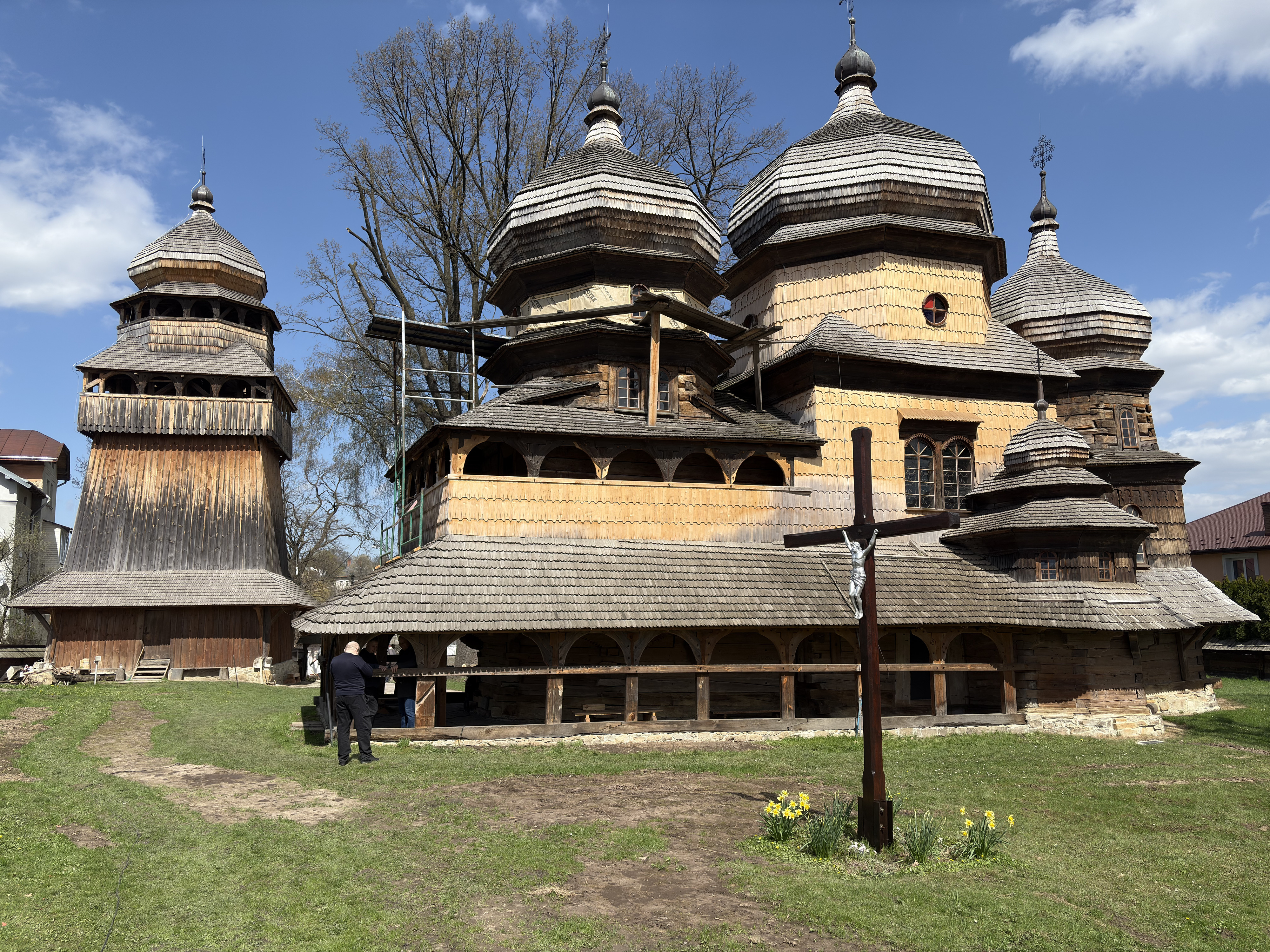 Picture Ukraine Drogobych St. George Wooden Church 2025-04 49 - Recreation St. George Wooden Church