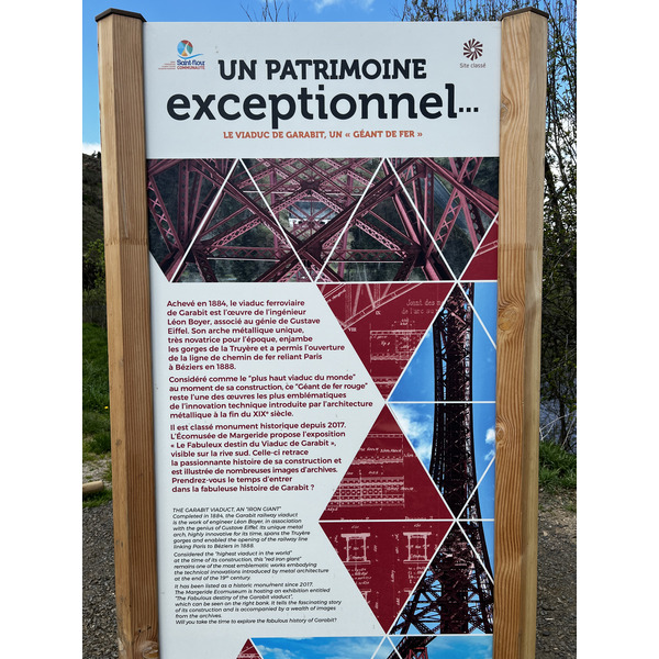 Picture France Viaduc de Garabit 2024-04 27 - Recreation Viaduc de Garabit