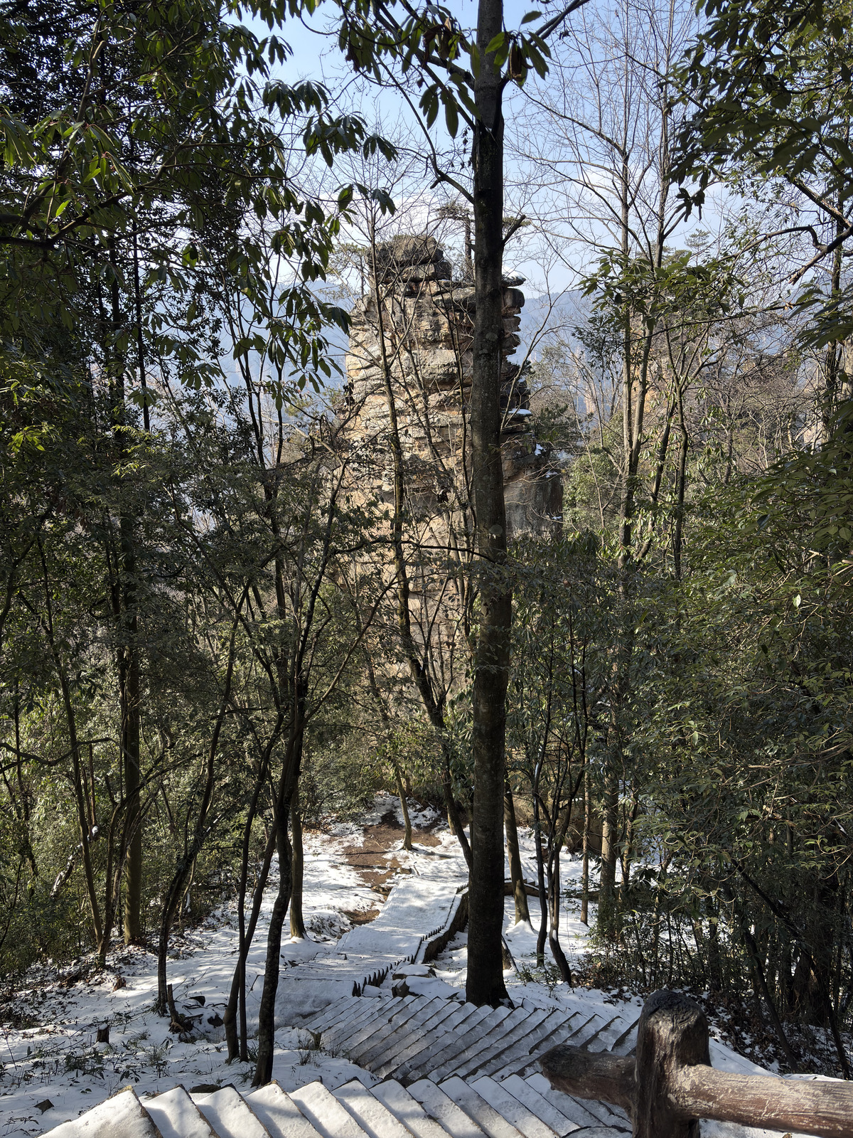 Picture China Zhangjiajie Tianzi Mountrain 2026-01 440 - Trail Tianzi Mountrain