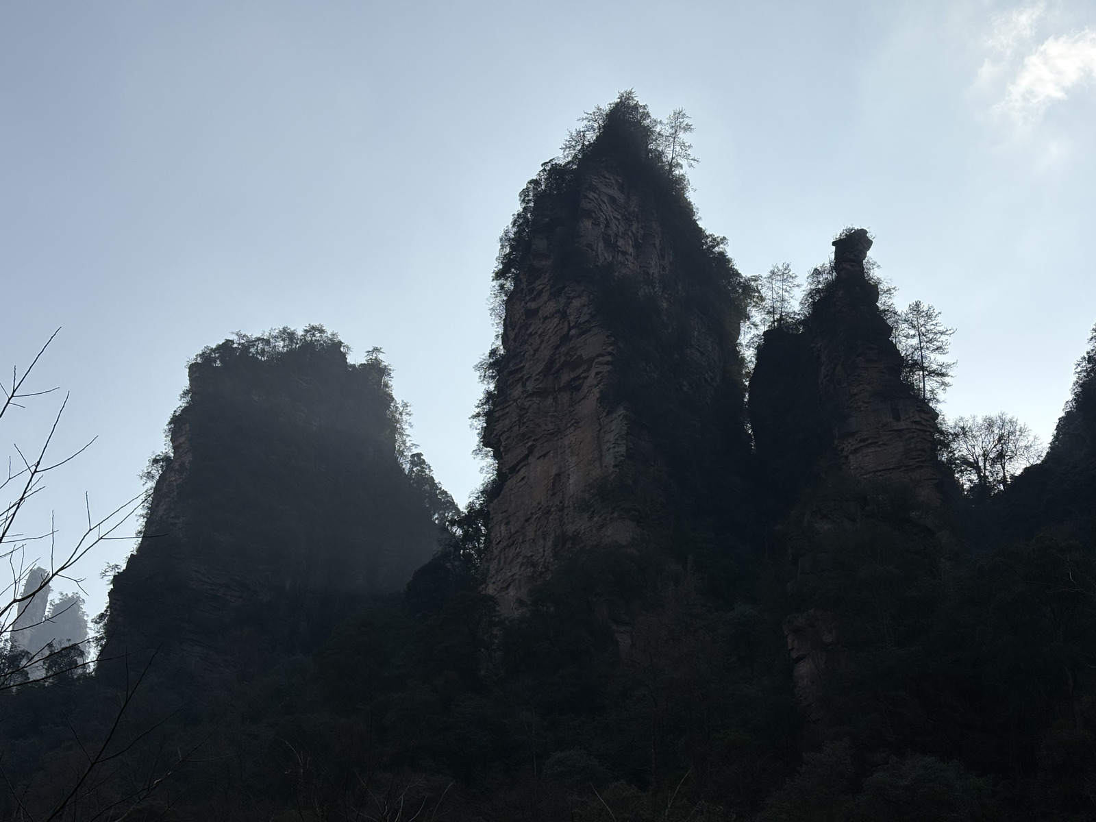 Picture China Zhangjiajie Tianzi Mountrain 2026-01 423 - Map Tianzi Mountrain