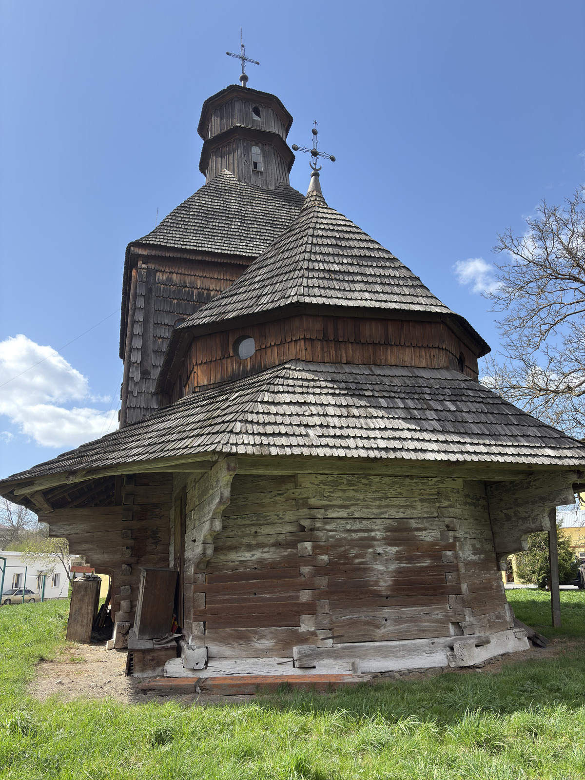 Picture Ukraine Drogobych St. George Wooden Church 2025-04 87 - Sight St. George Wooden Church