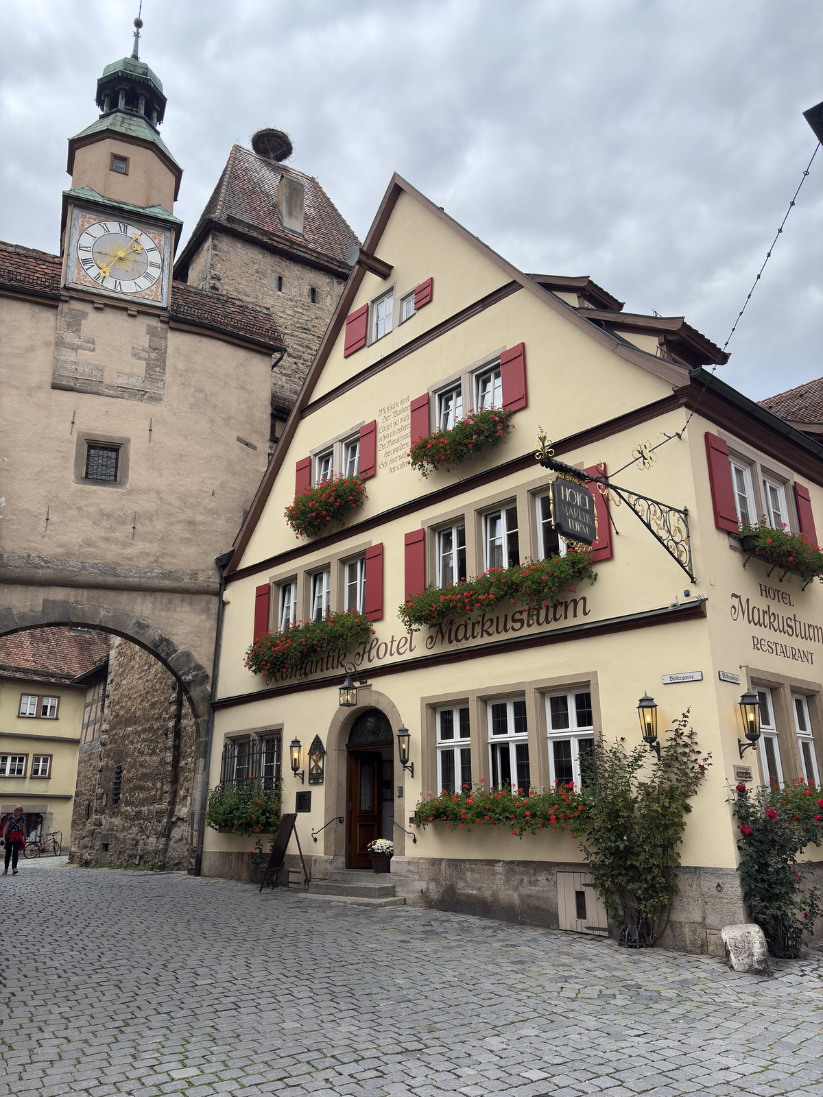 Picture Germany Rothenburg ob der Tauber⁩ 2025-09 185 - Perspective Rothenburg ob der Tauber⁩