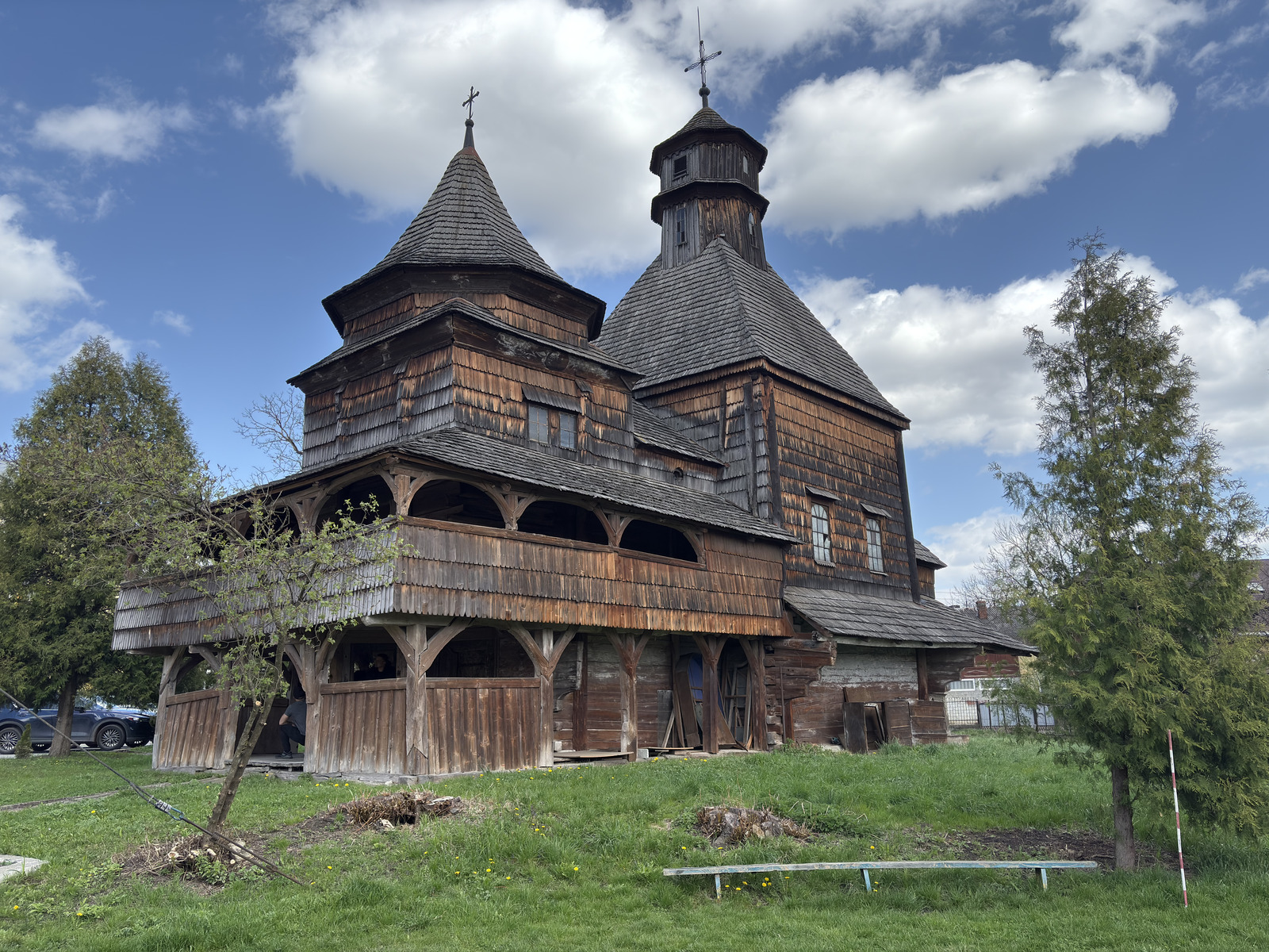 Picture Ukraine Drogobych St. George Wooden Church 2025-04 20 - Travel St. George Wooden Church