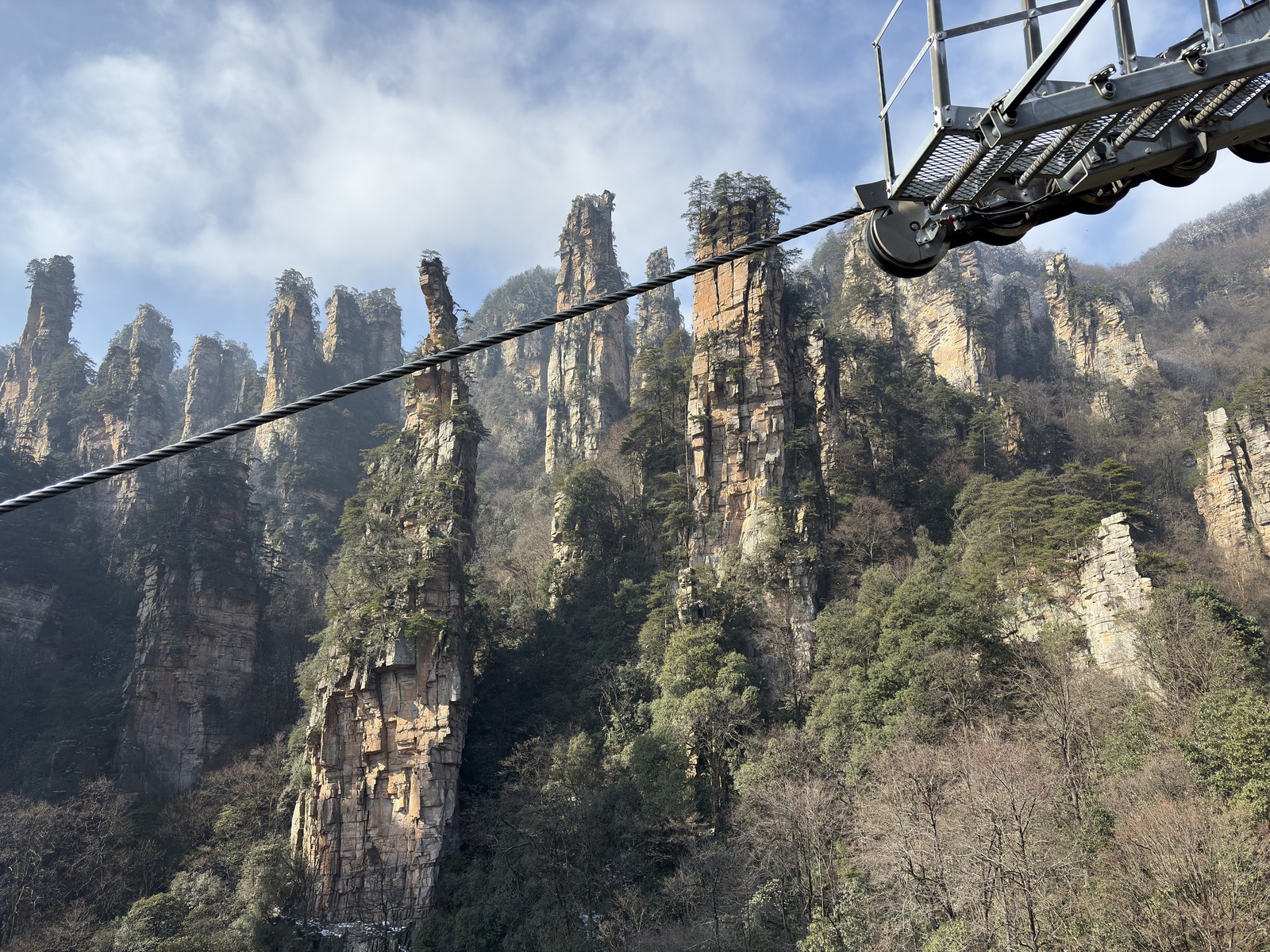 Picture China Zhangjiajie Tianzi Mountrain 2026-01 98 - Map Tianzi Mountrain