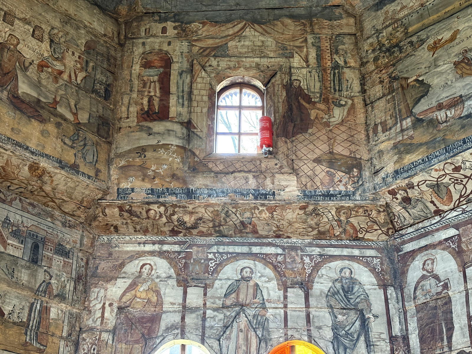 Picture Ukraine Drogobych St. George Wooden Church 2025-04 67 - Road St. George Wooden Church