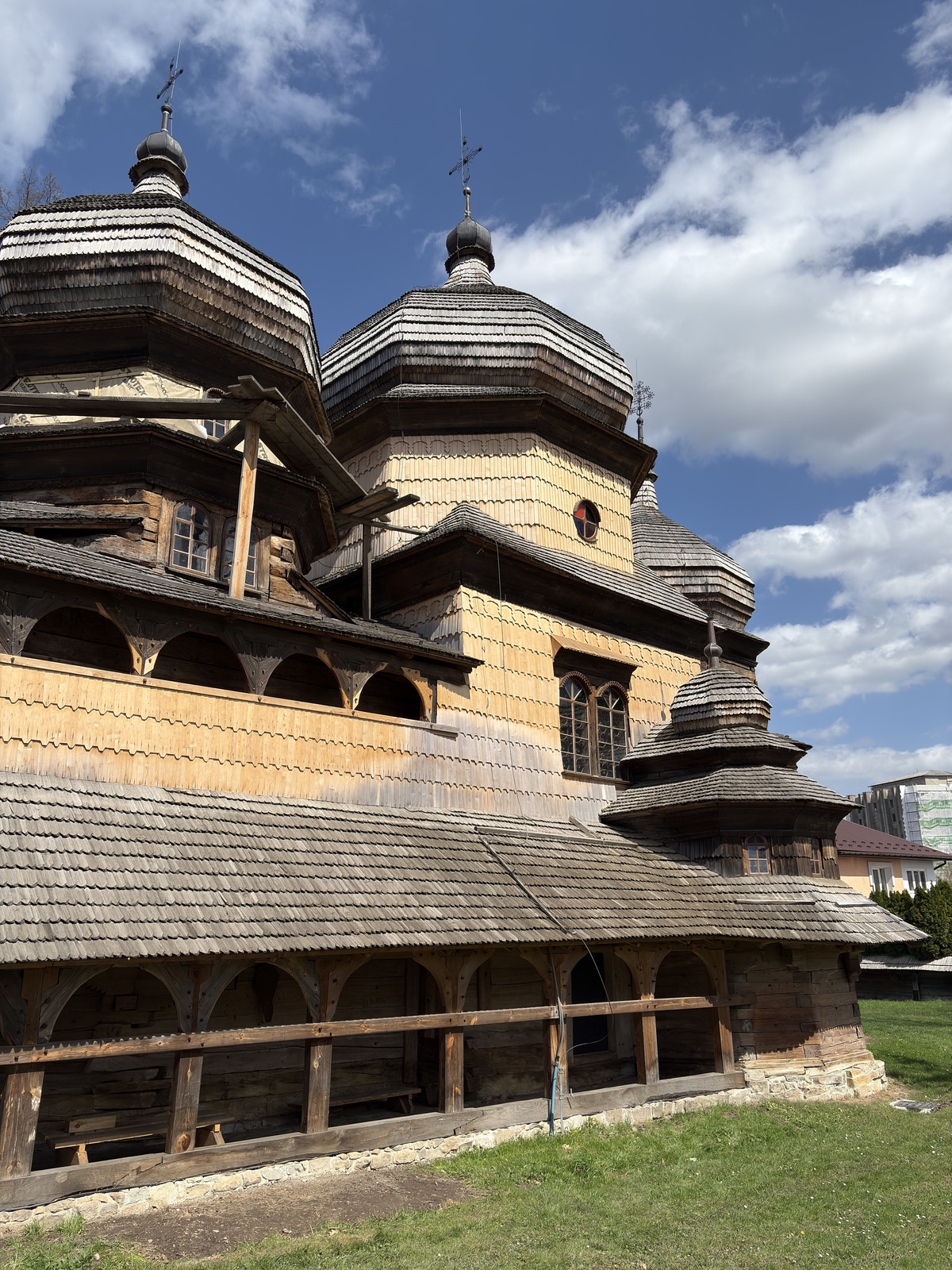 Picture Ukraine Drogobych St. George Wooden Church 2025-04 74 - Tourist St. George Wooden Church