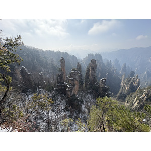 Picture China Zhangjiajie Tianzi Mountrain 2026-01 317 - Map Tianzi Mountrain