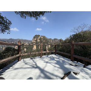 Picture China Zhangjiajie Tianzi Mountrain 2026-01 152 - Map Tianzi Mountrain