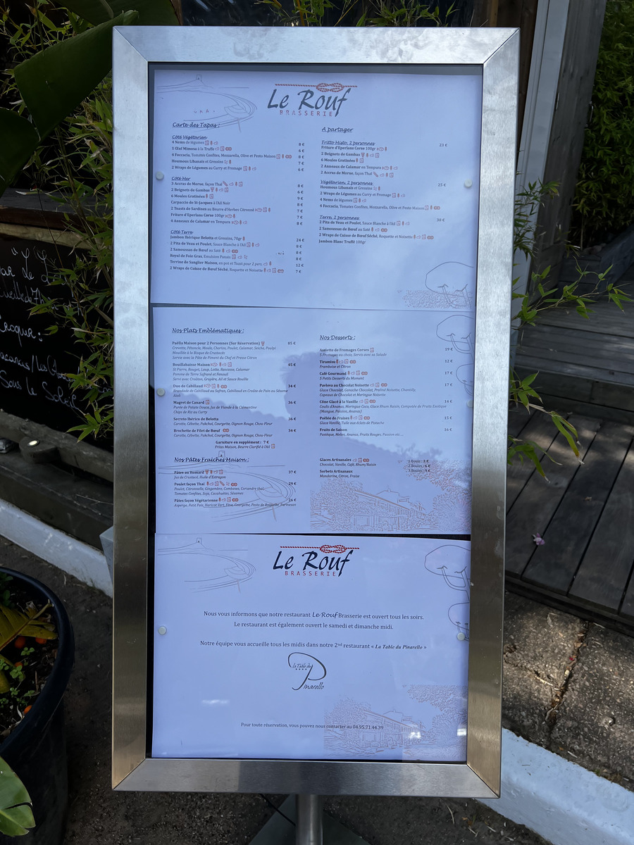Picture France Corsica Pinarellu Beach 2024-05 41 - French Restaurant Pinarellu Beach