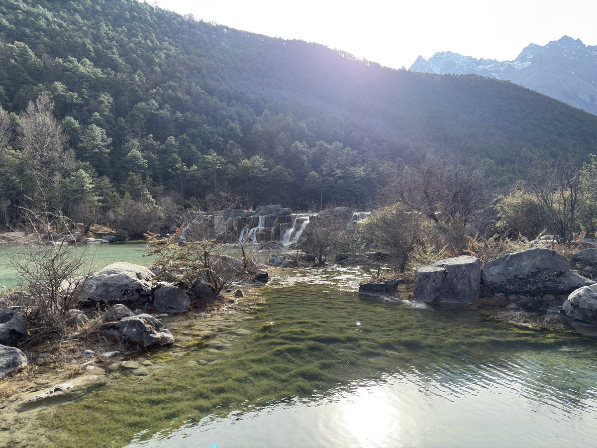 Picture China Lijiang Blue moon valley 2026-01 4 - Waterfall Blue moon valley