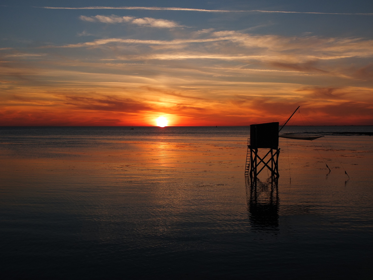 Picture France La Plaine sur mer Sunset 2012-08 62 - Winter Sunset