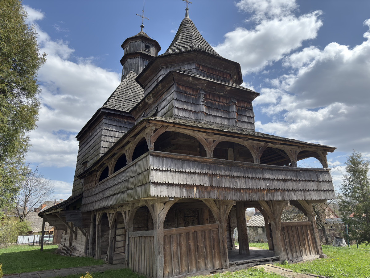 Picture Ukraine Drogobych St. George Wooden Church 2025-04 38 - Cheap Room St. George Wooden Church