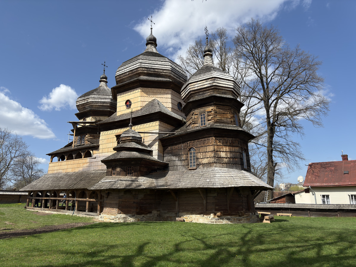 Picture Ukraine Drogobych St. George Wooden Church 2025-04 35 - Cost St. George Wooden Church