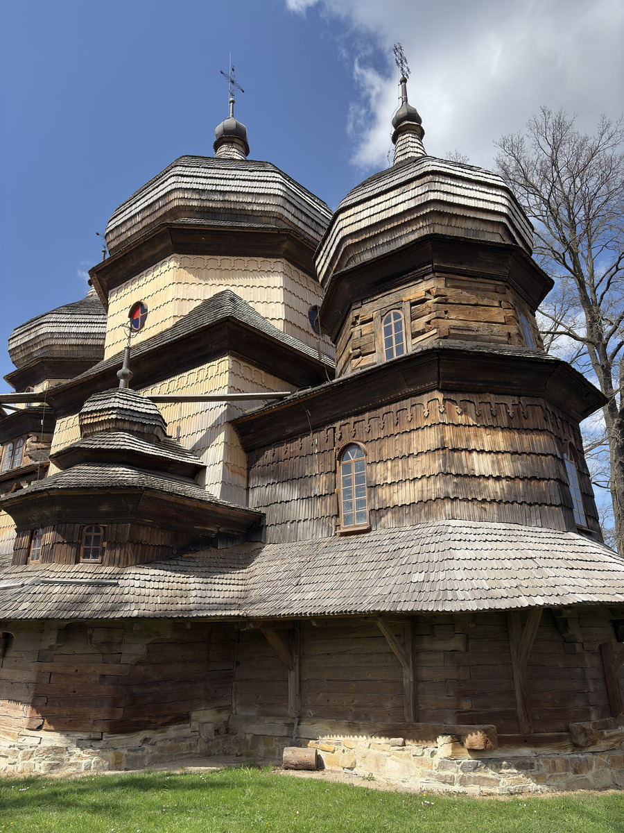 Picture Ukraine Drogobych St. George Wooden Church 2025-04 63 - Rain Season St. George Wooden Church