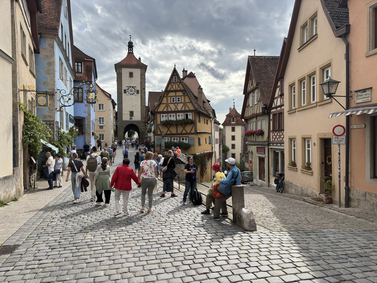 Picture Germany Rothenburg ob der Tauber⁩ 2025-09 35 - Walking Street Rothenburg ob der Tauber⁩