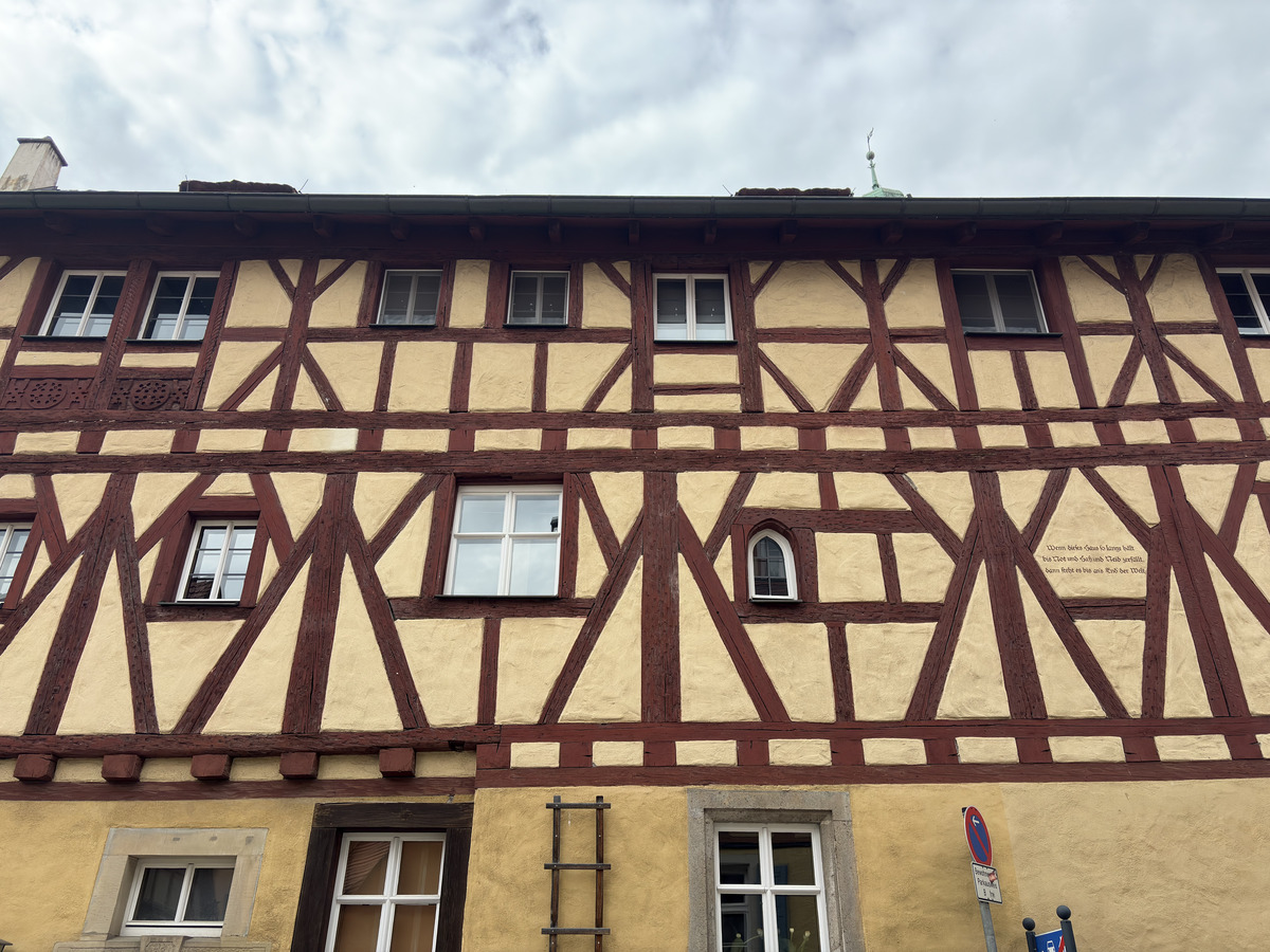 Picture Germany Rothenburg ob der Tauber⁩ 2025-09 149 - Waterfall Rothenburg ob der Tauber⁩